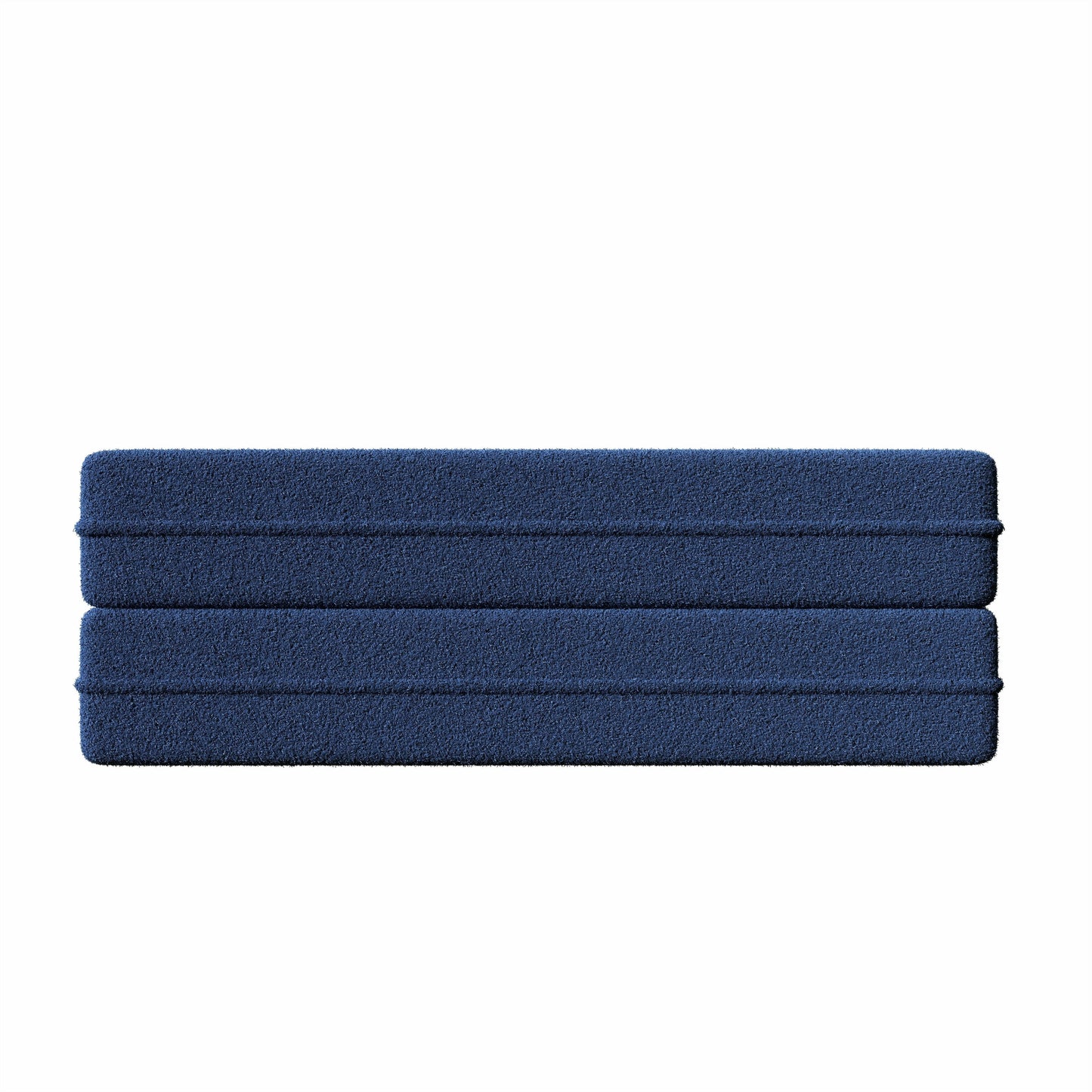 Convertible Teddy Fabric Foam-Filled Sleeper Sofa Bed