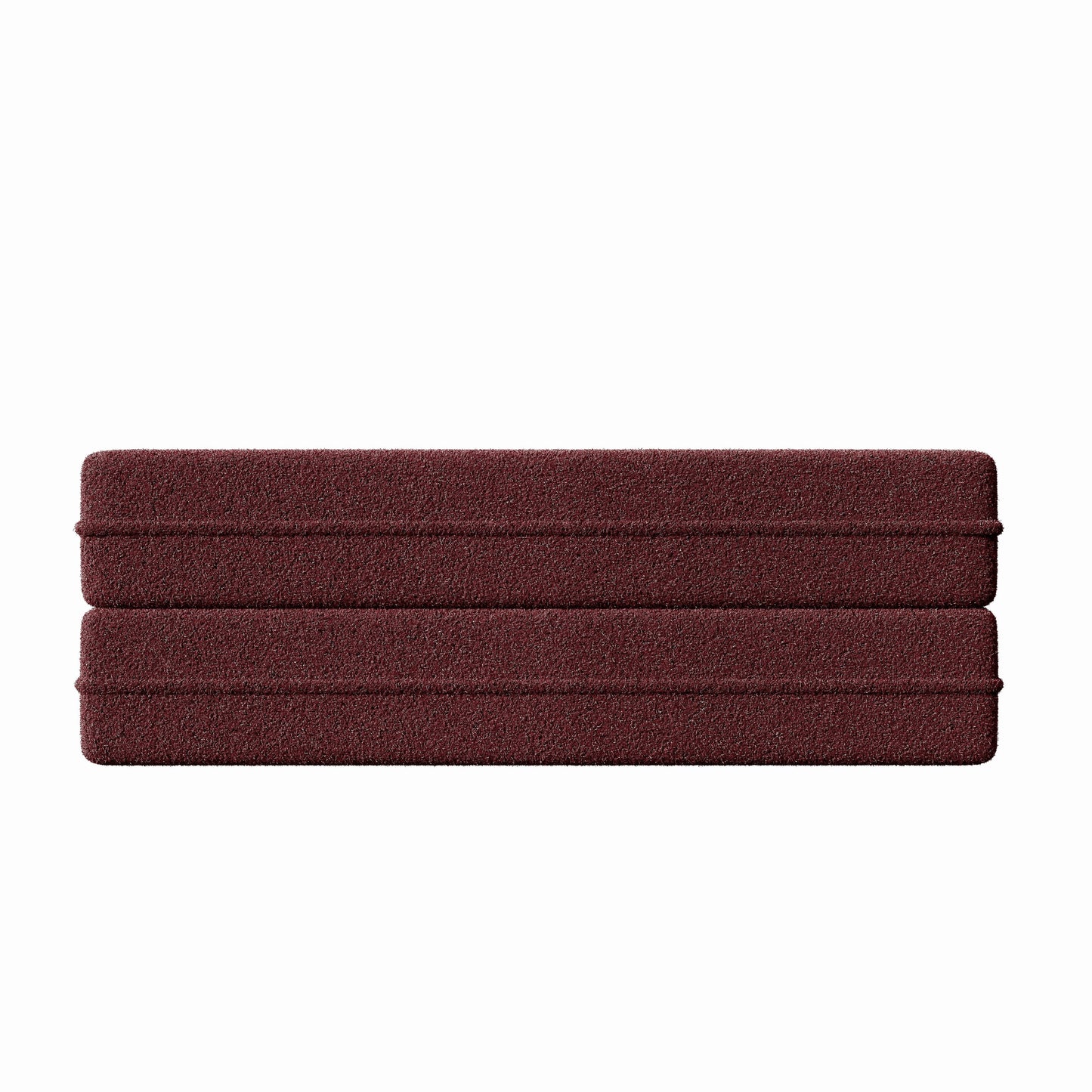 Convertible Teddy Fabric Foam-Filled Sleeper Sofa Bed