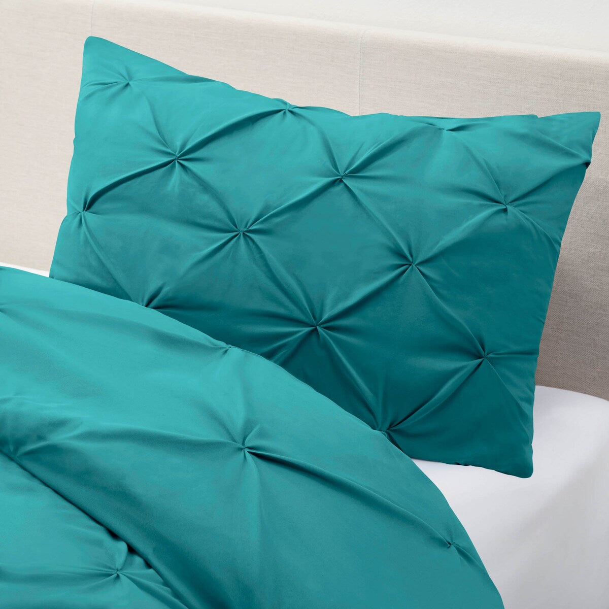 Nestl Pinch Pleat 3-piece Duvet Cover Set