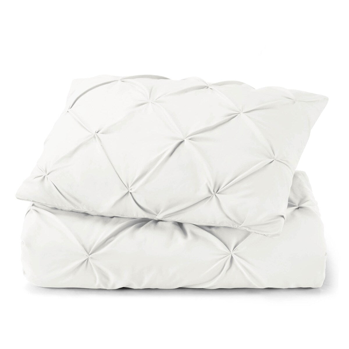 Nestl Pinch Pleat 3-piece Duvet Cover Set