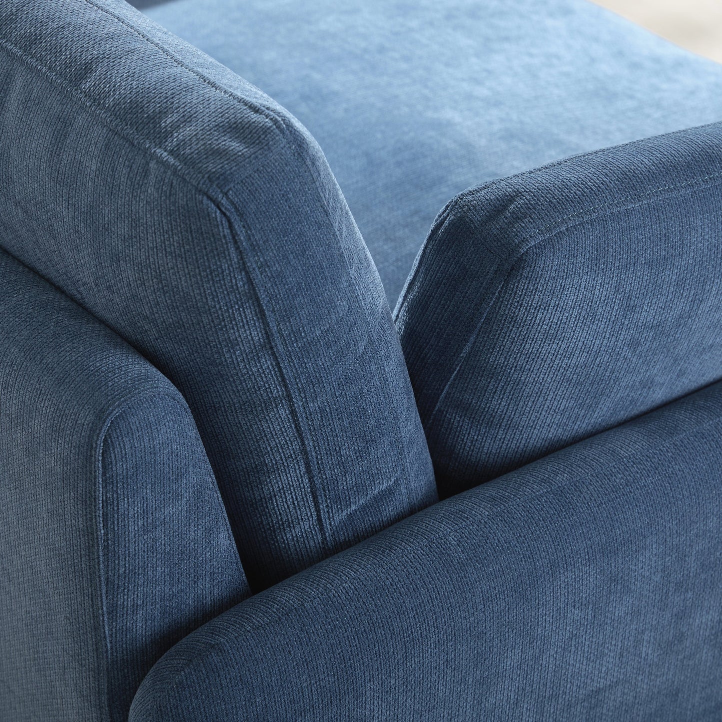 Oversized Chenille Single Sofa Chair