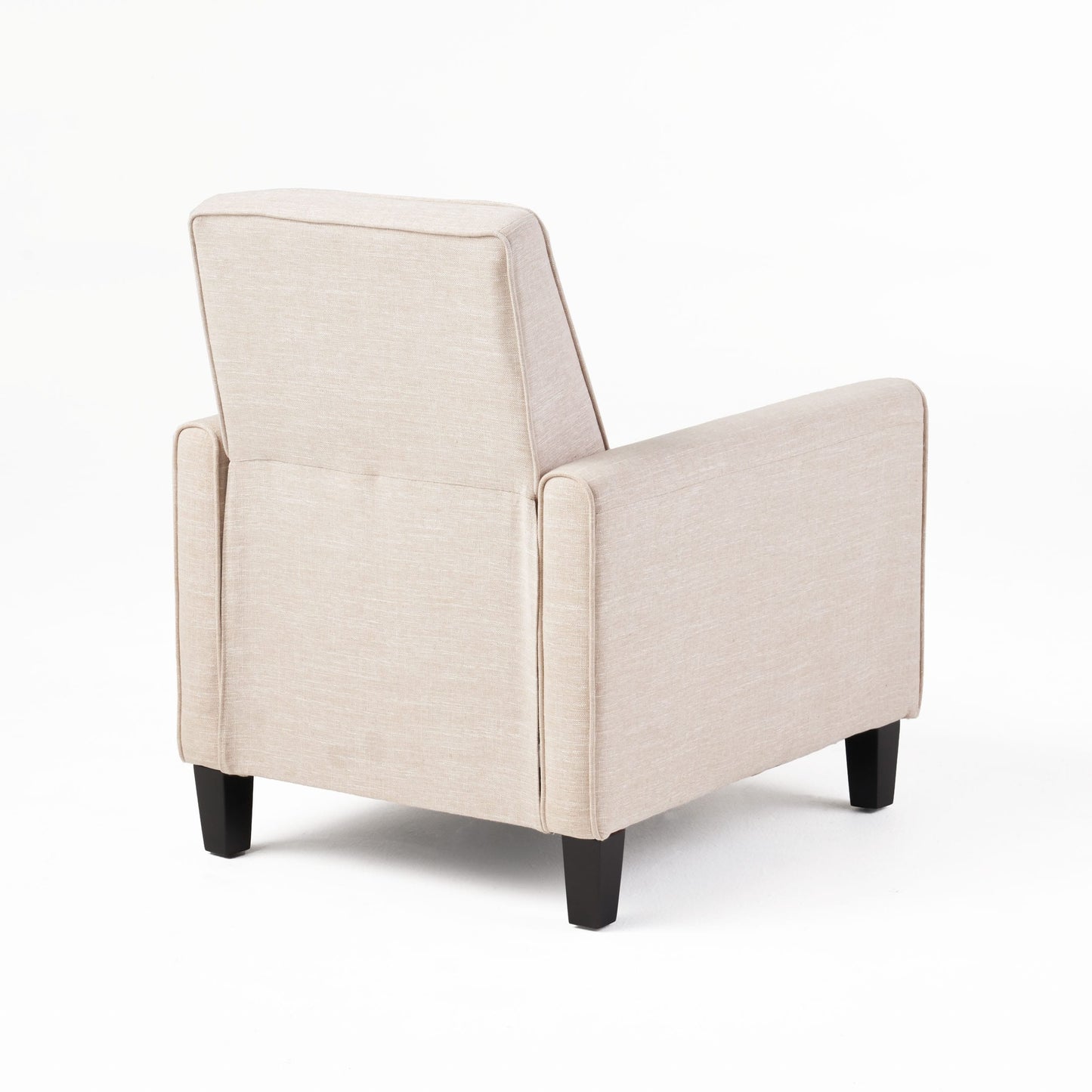 Roomfitters Fabric Push Back Chair for Elegant Home Decor, Navy Blue