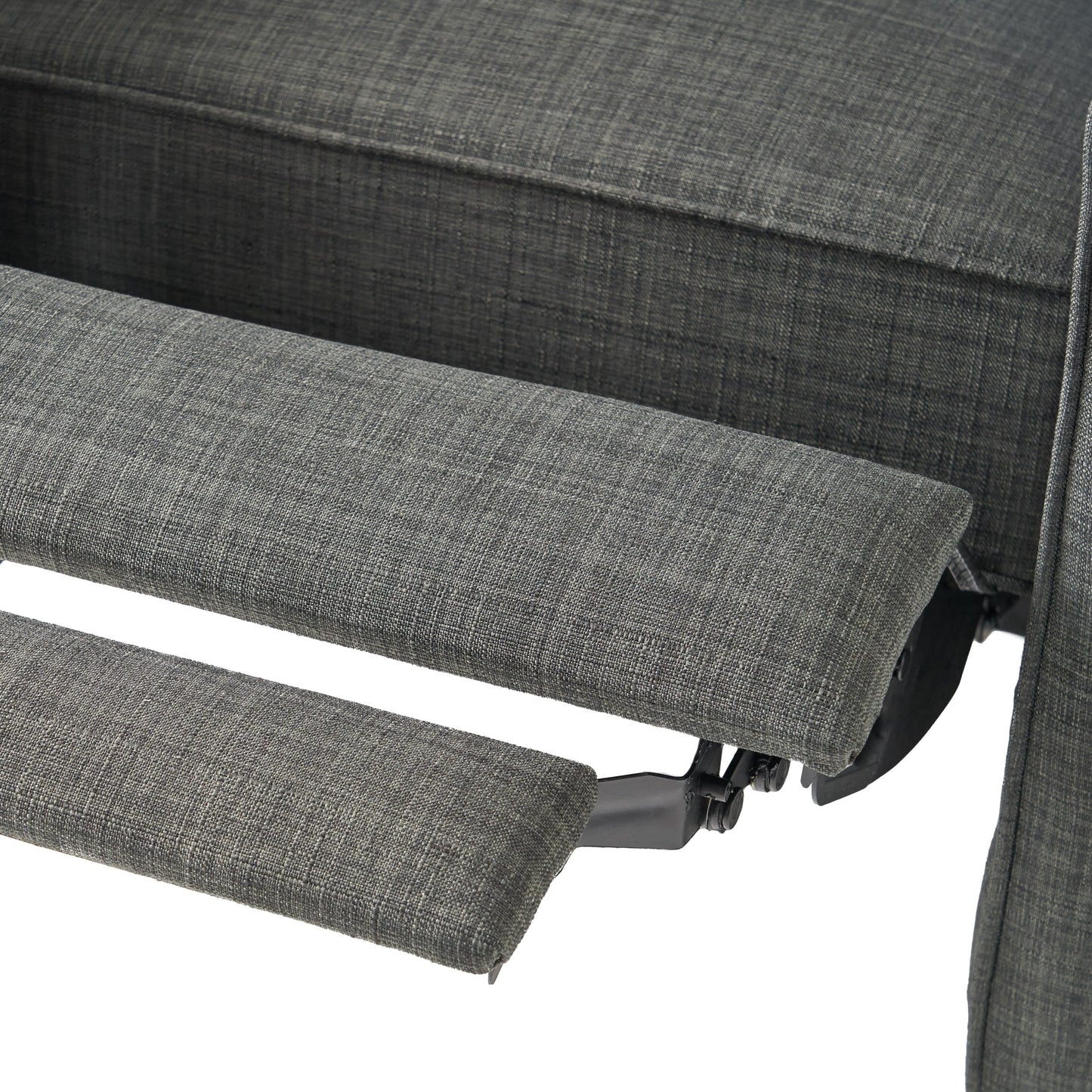 Roomfitters Fabric Push Back Chair for Elegant Home Decor, Navy Blue