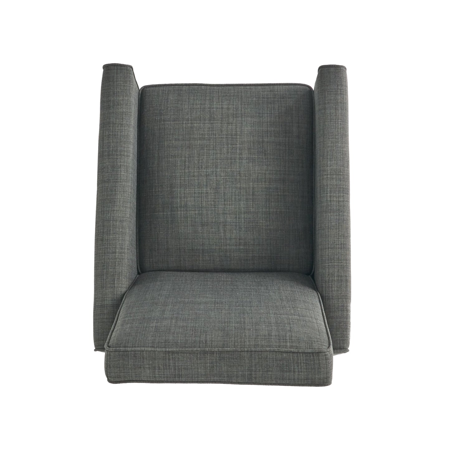 Roomfitters Fabric Push Back Chair for Elegant Home Decor, Navy Blue