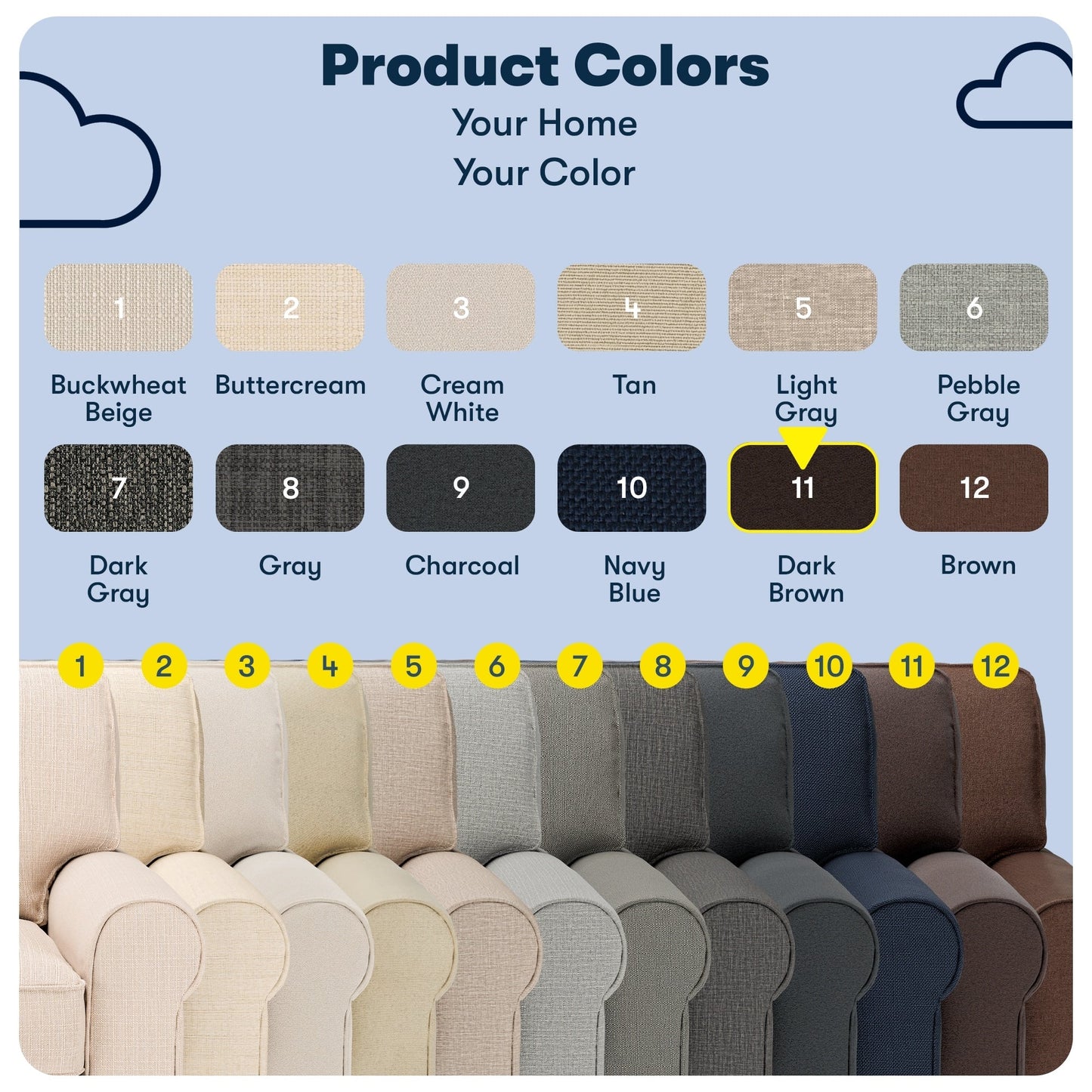 Serta Copenhagen 73 Rolled Arm Sofa, Easy Care Polyester, Soft Pillow Back, Pocket Coil Seat Cushions