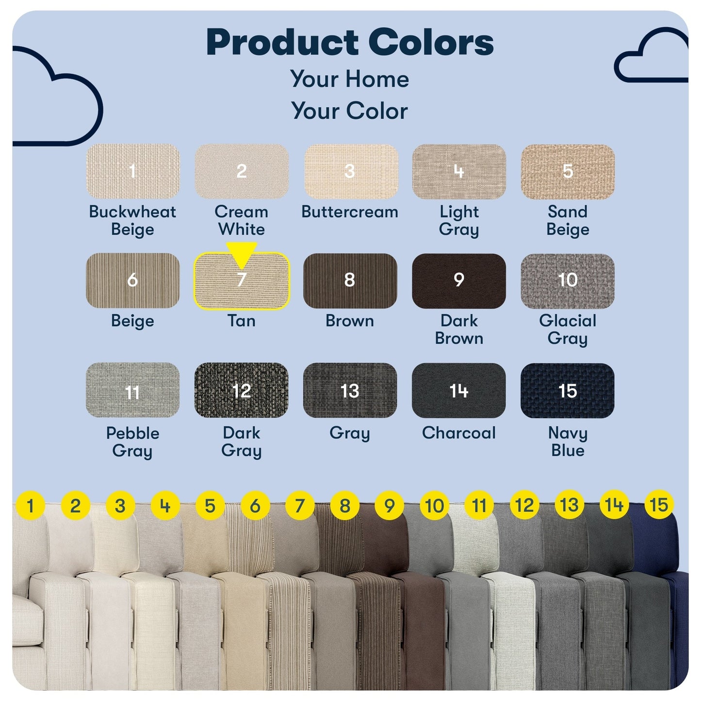 Serta Palisades 73 Track Arm Sofa, Easy Care Polyester, Soft Pillow Back, Pocket Coil Seat Cushions