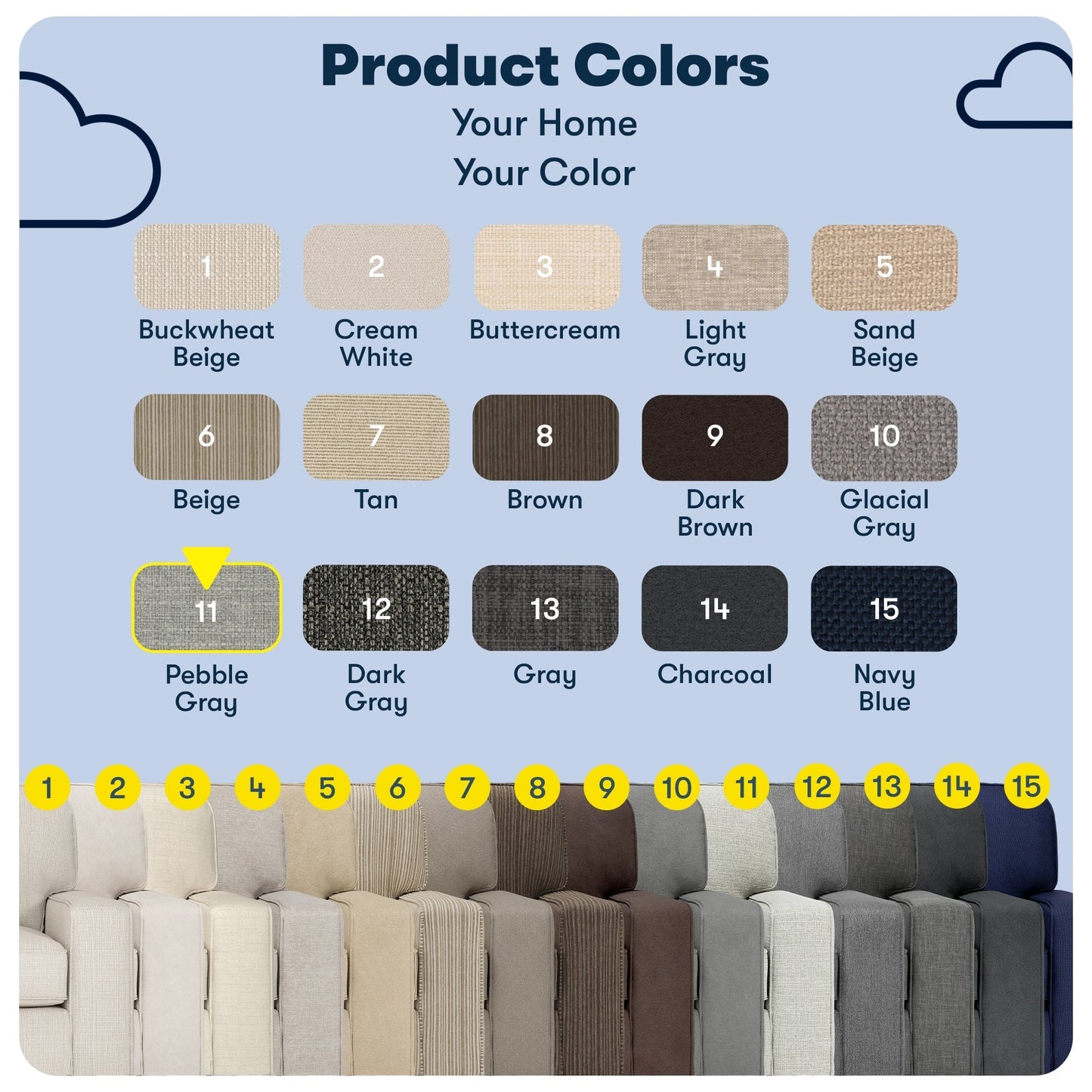 Serta Palisades 73 Track Arm Sofa, Easy Care Polyester, Soft Pillow Back, Pocket Coil Seat Cushions