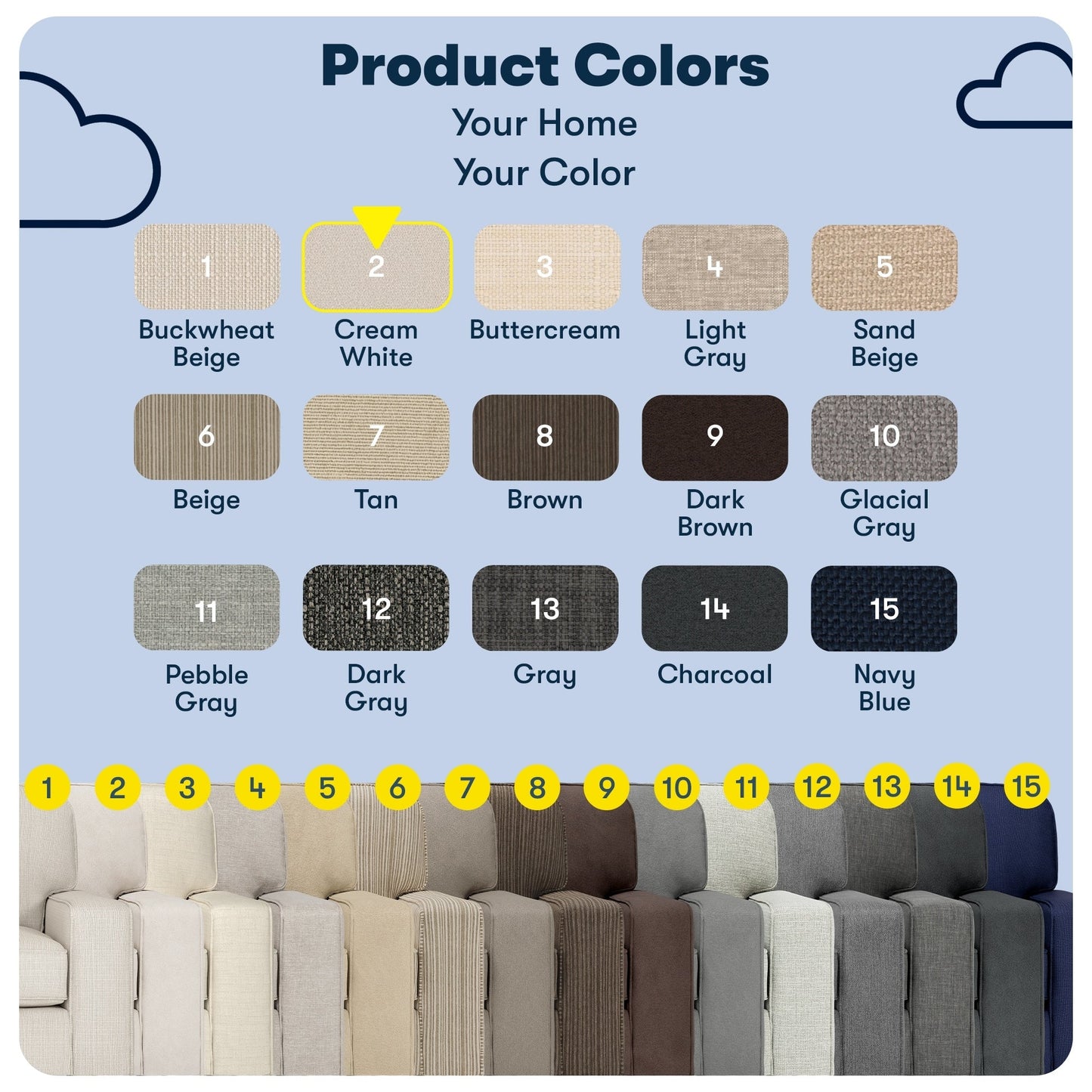 Serta Palisades 73 Track Arm Sofa, Easy Care Polyester, Soft Pillow Back, Pocket Coil Seat Cushions
