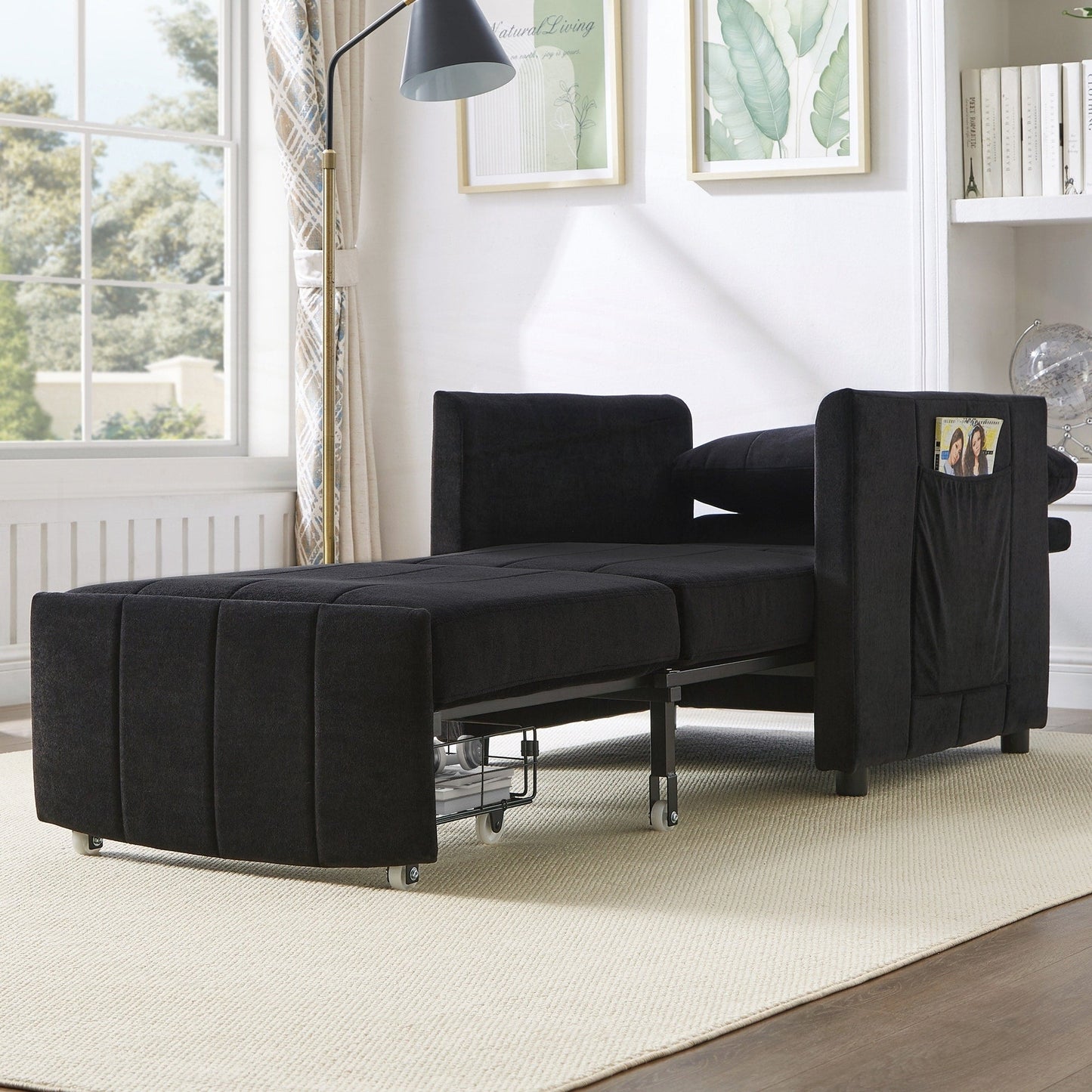Upholstered Convertible Sleeper Sofa