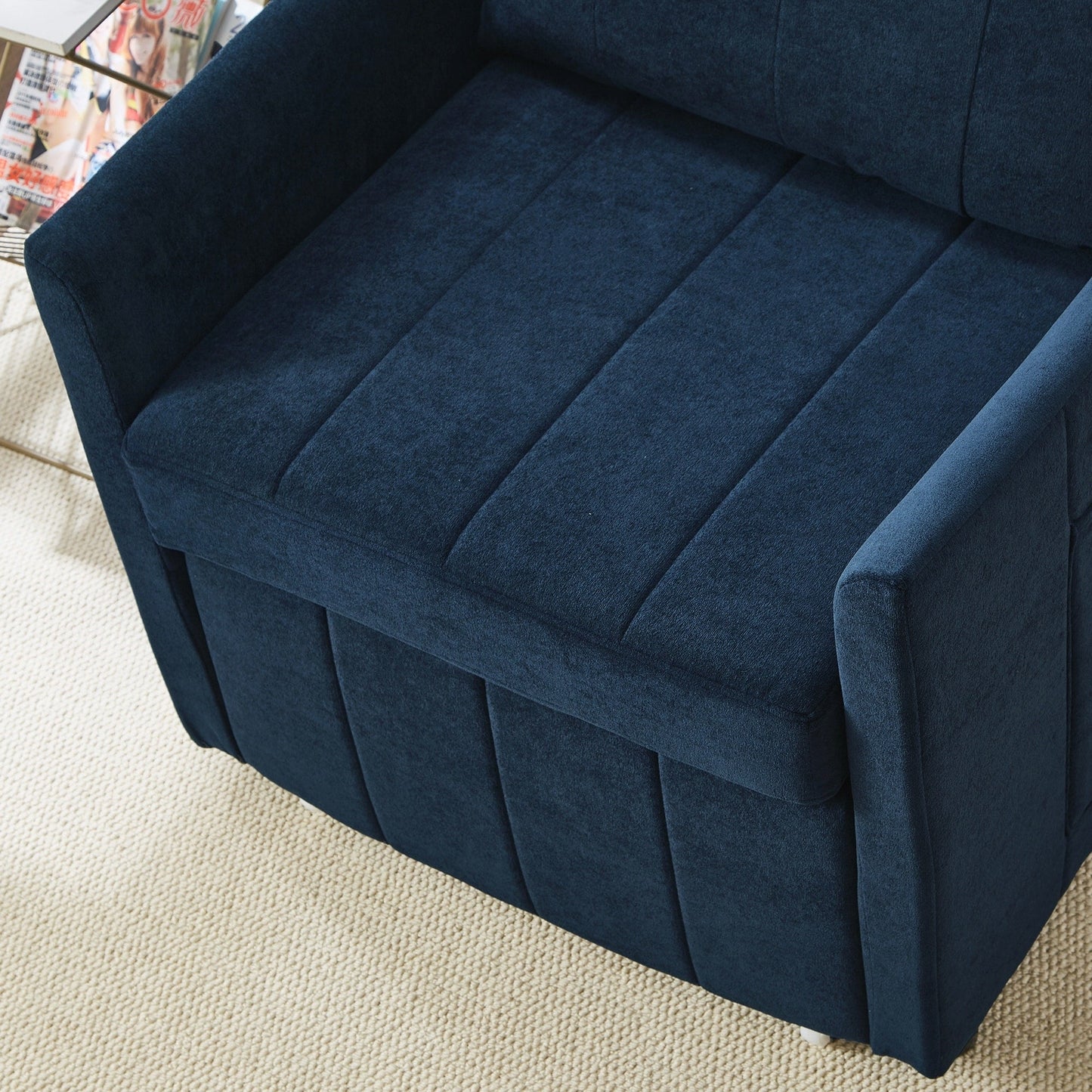 Upholstered Convertible Sleeper Sofa