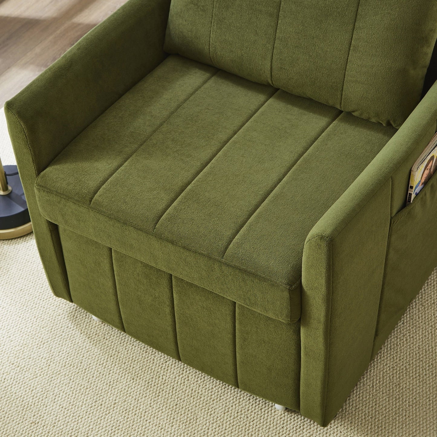 Upholstered Convertible Sleeper Sofa