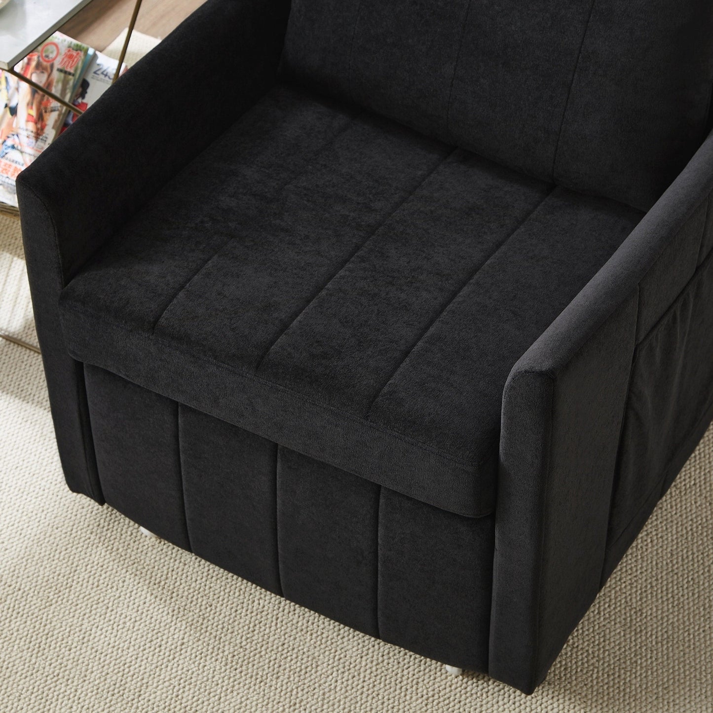 Upholstered Convertible Sleeper Sofa