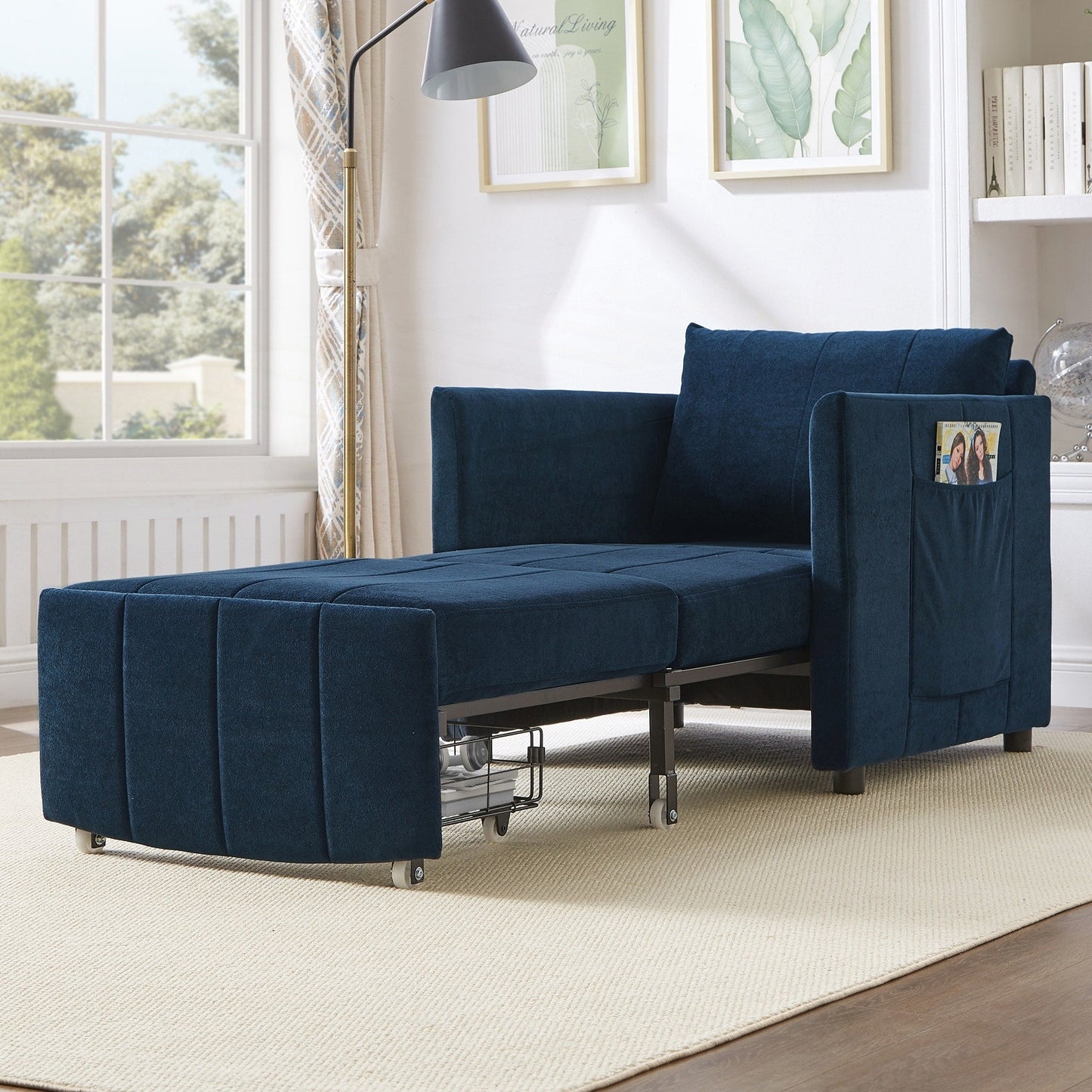 Upholstered Convertible Sleeper Sofa
