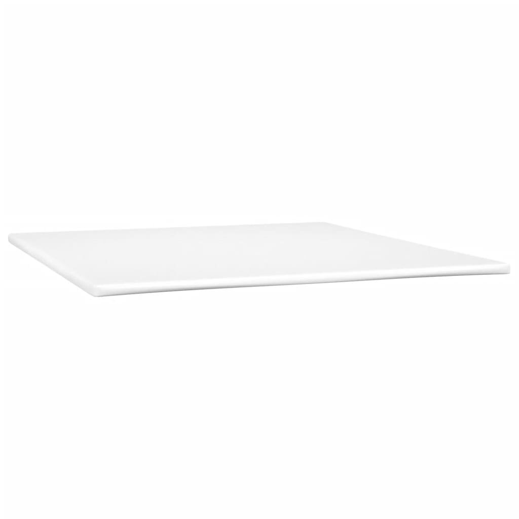 vidaXL Bed Frame Box Spring Bed Base with Mattress for Bedroom Faux Leather