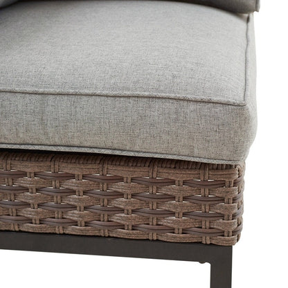 Patio Festival 10-piece Right-Angle Outdoor Wicker Conversation Set