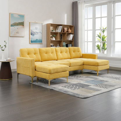 110inch L-Shape Convertible Sectional Sofa Couch