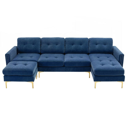 110inch L-Shape Convertible Sectional Sofa Couch