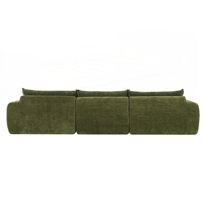 116 Inch Fully Compressed Sofa with High Density Foam
