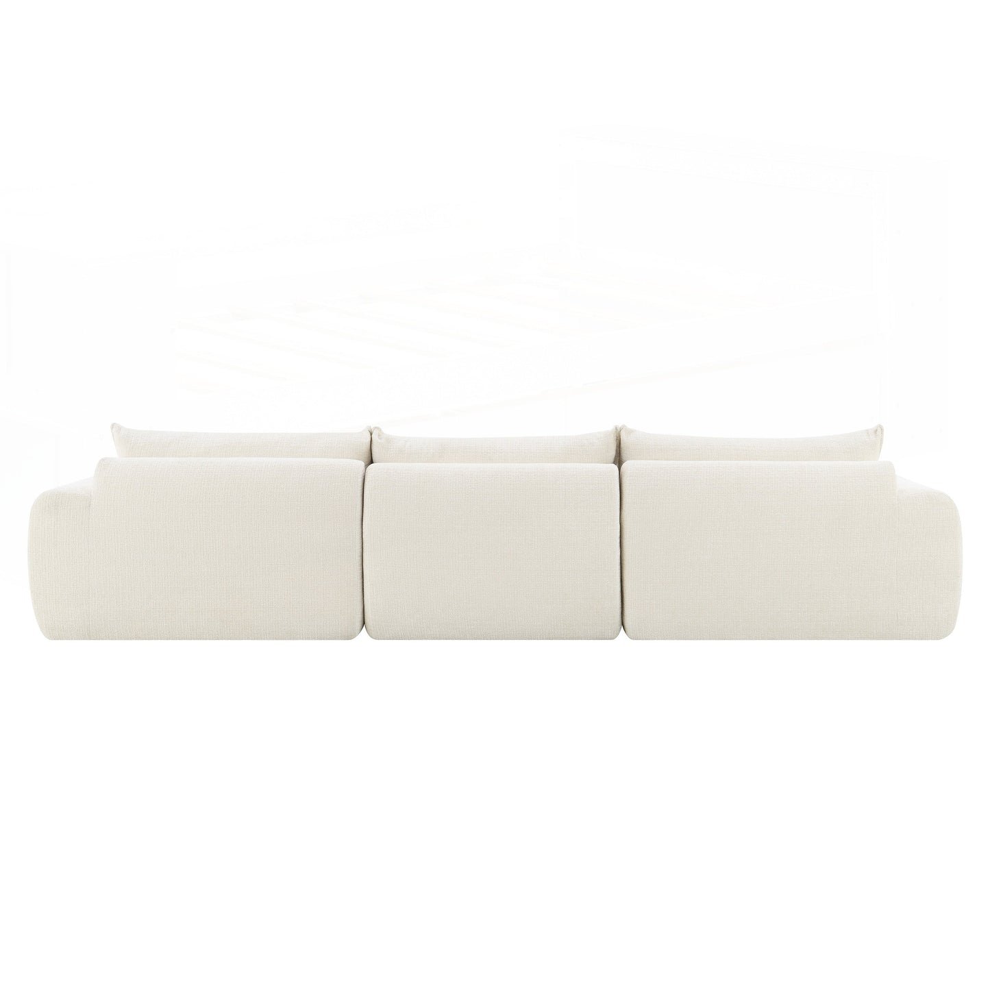 116 Inch Fully Compressed Sofa with High Density Foam