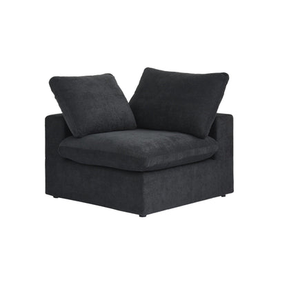 120 L-shaped Modern Sectional Sofa Linen Modular Sofa Couch with Storage Ottoman