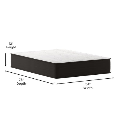 Premium Foam and Pocket Spring Hybrid Mattress in a Box