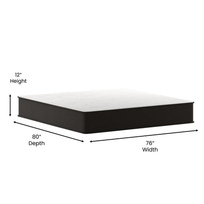 Premium Foam and Pocket Spring Hybrid Mattress in a Box