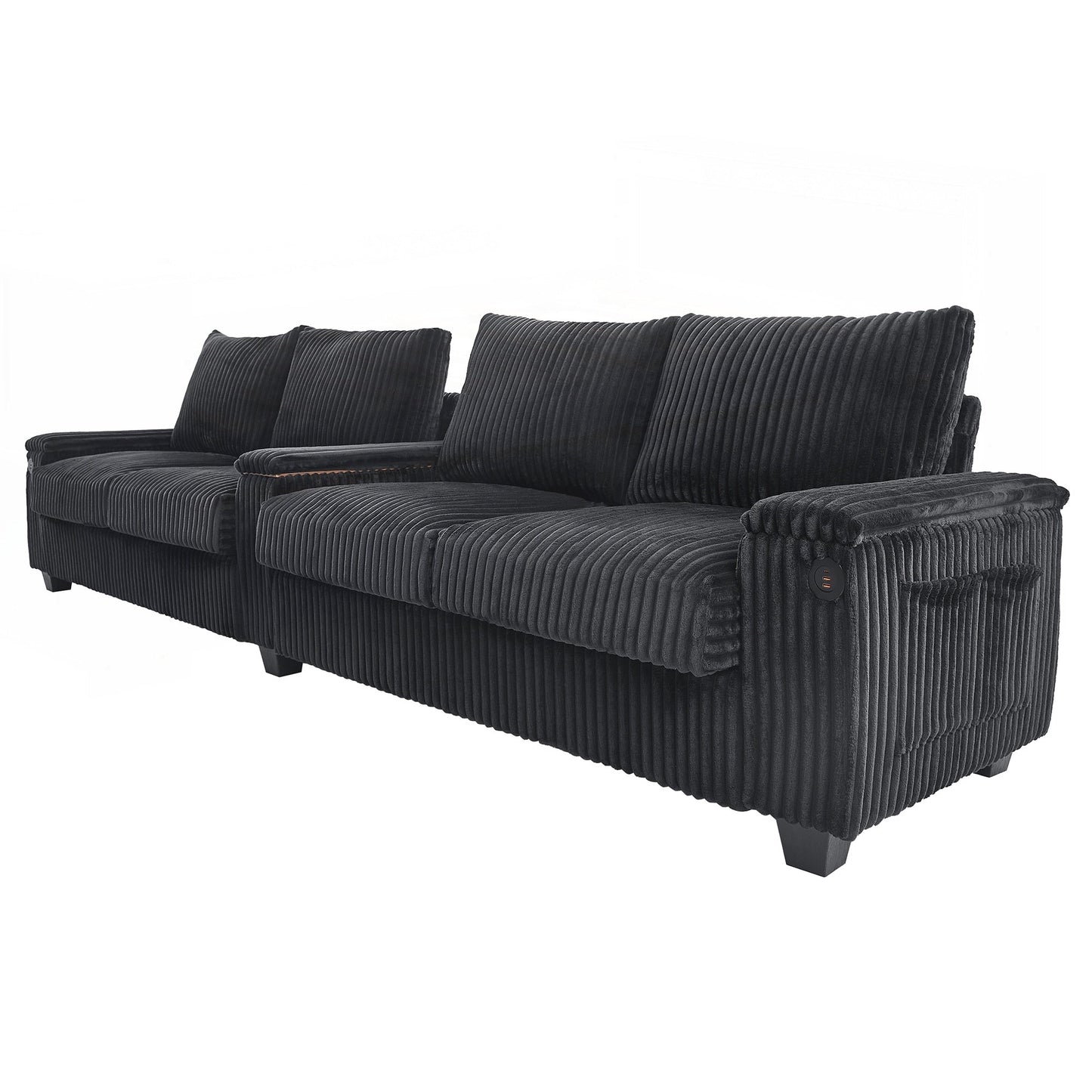 133inch 4-seater Corduroy Sofa Couch