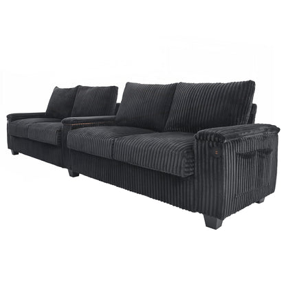 133inch 4-seater Corduroy Sofa Couch