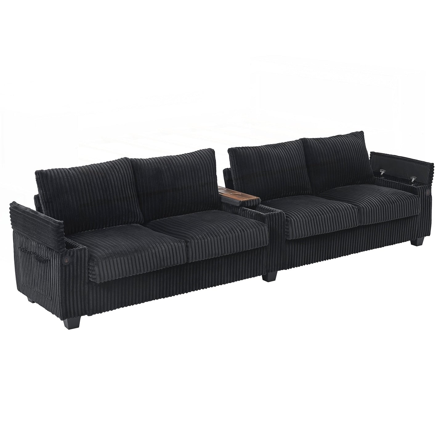 133inch 4-seater Corduroy Sofa Couch