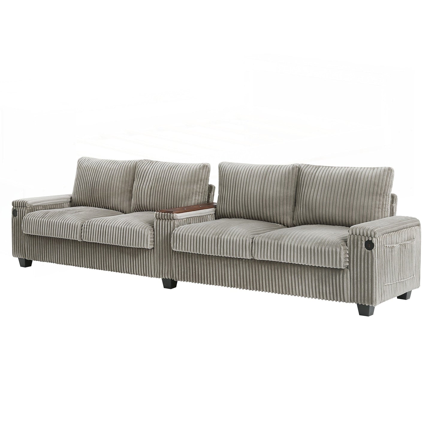 133inch 4-seater Corduroy Sofa Couch