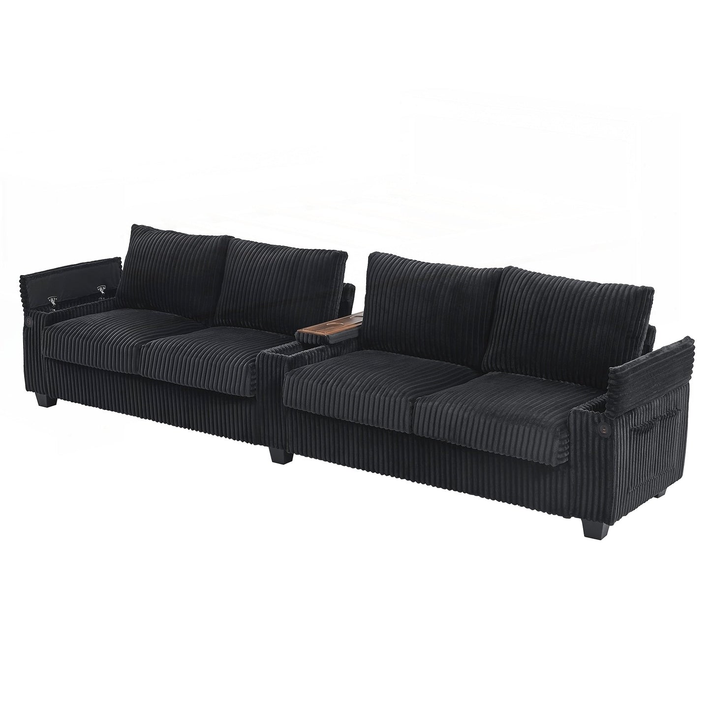 133inch 4-seater Corduroy Sofa Couch