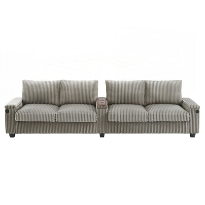 133inch 4-seater Corduroy Sofa Couch