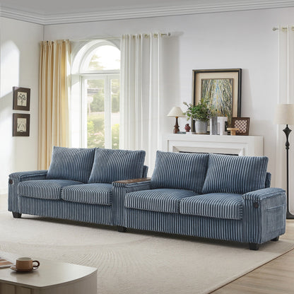 133inch 4-seater Corduroy Sofa Couch