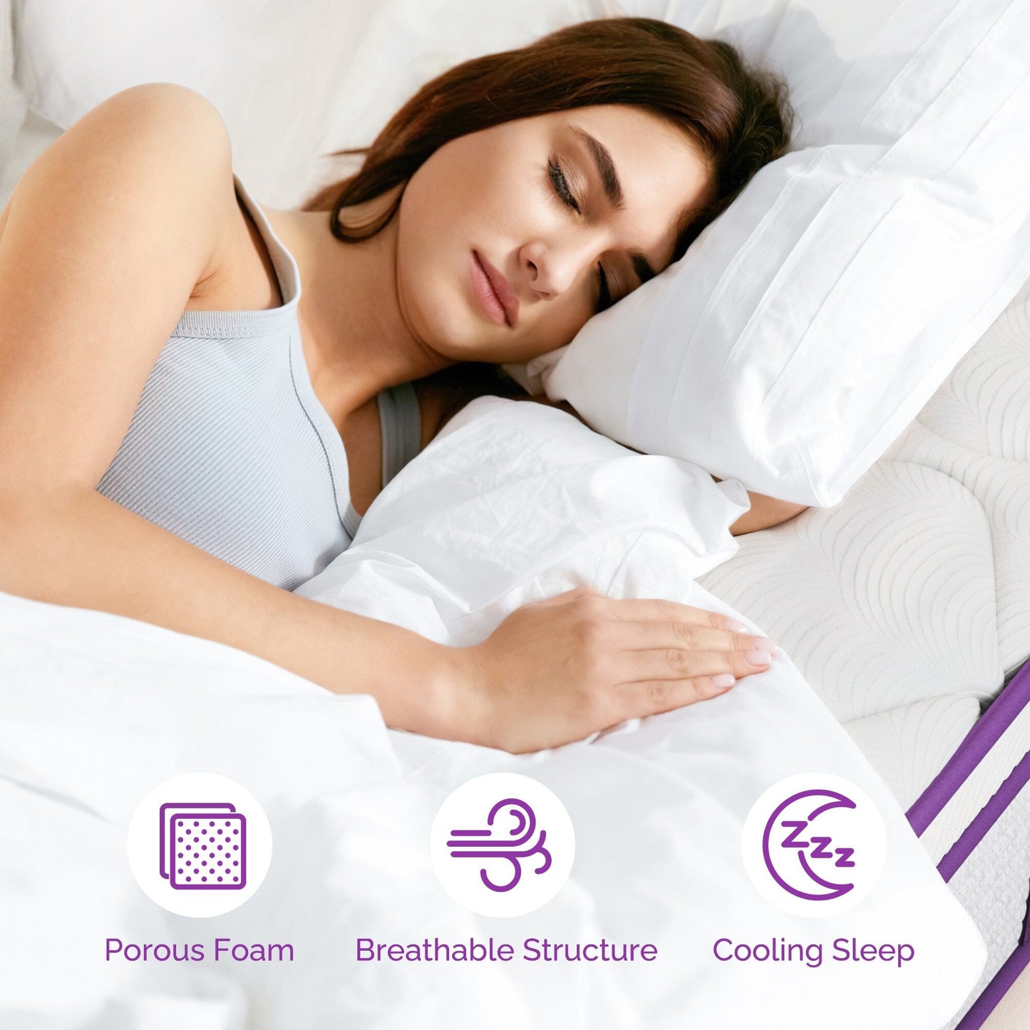 14 inch Gel Memory Foam Hybrid Mattress in a Box