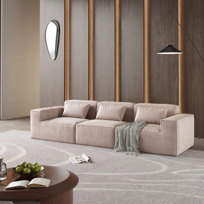 149 Cloud Sectional Couch, Huge Plus 4 Seats Modular Sofa, Modern Comfy Corduroy Couches, Sofas Furniture for Living Room