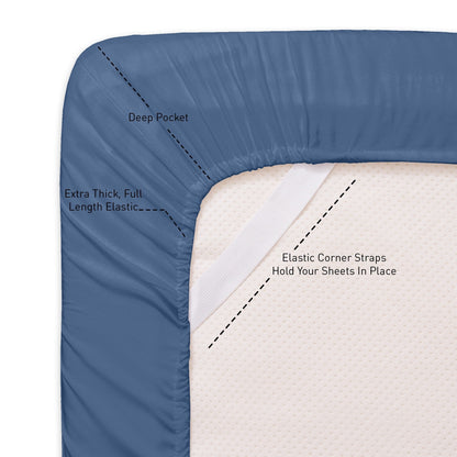 1500 Series Extra Deep 24 Pocket 6 Piece Sheet Set