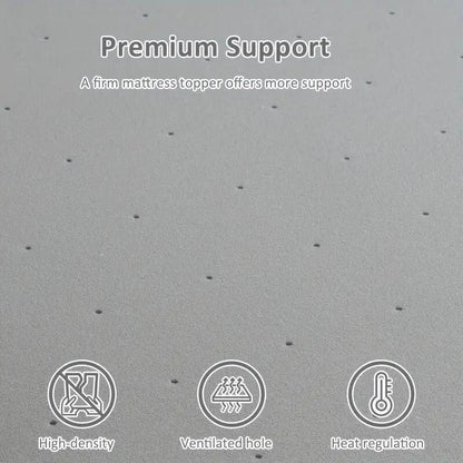 2 Inch Full Extra Firm Foam Topper High Density Back Support CertiPUR