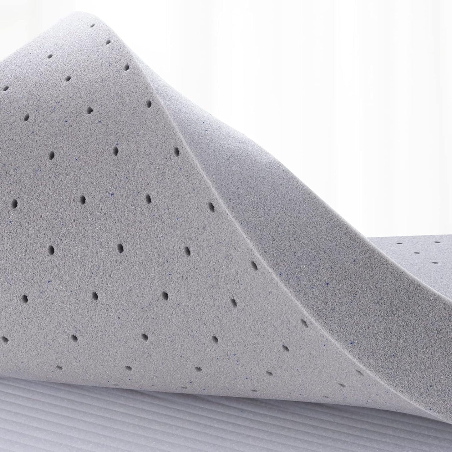 2 Inch Mattress Topper King,Gel Memory Foam Mattress Topper Double Bed Topper for Soft & Cooling Sleep, Pressure Relieve