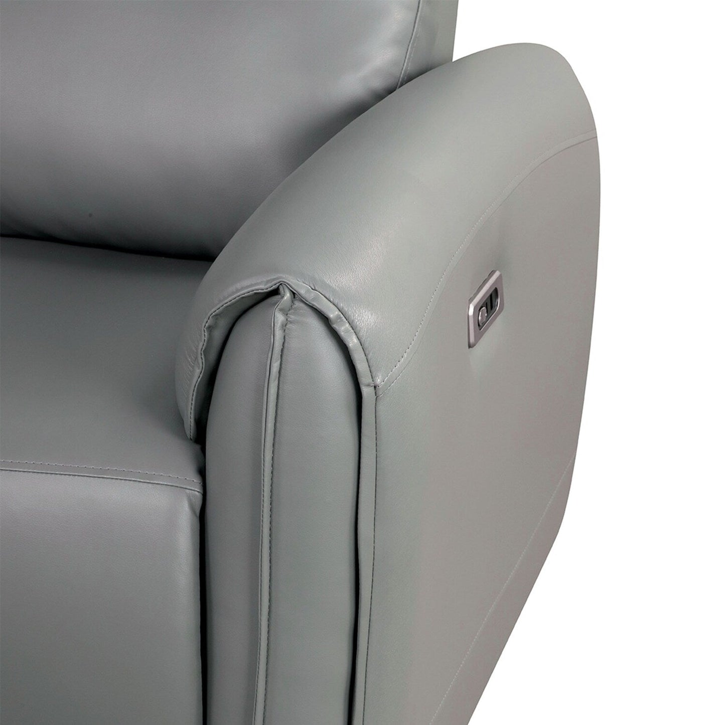 2 Piece Upholstered Power Sofa Set with USB Charging Ports