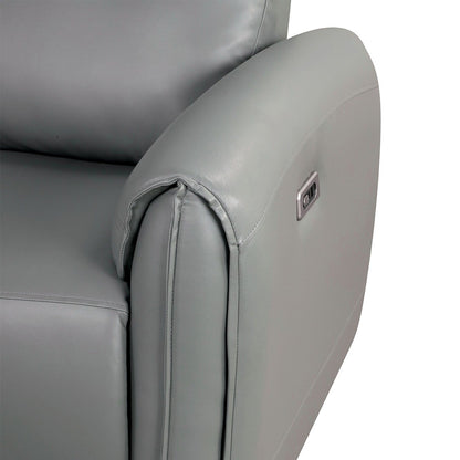 2 Piece Upholstered Power Sofa Set with USB Charging Ports