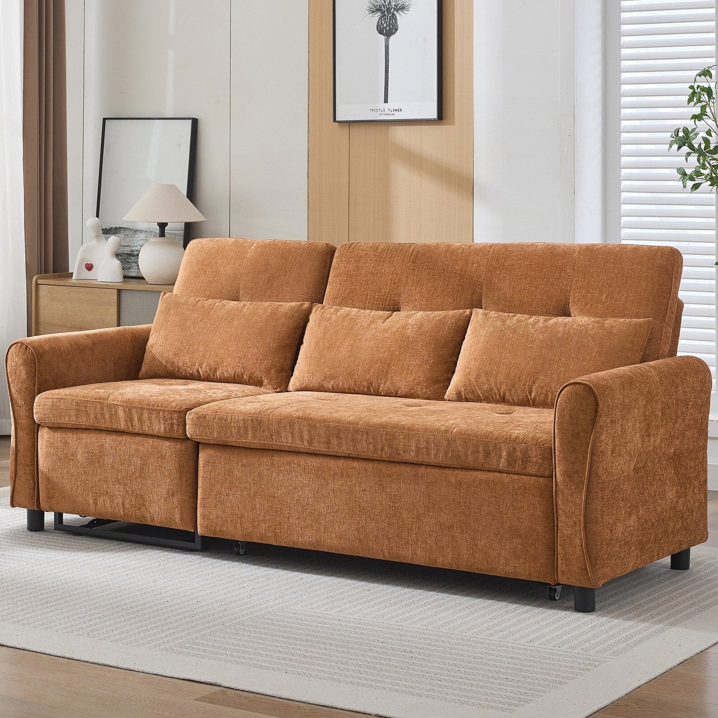 2-in-1 Sofa 82Inch Three-seater Sofa
