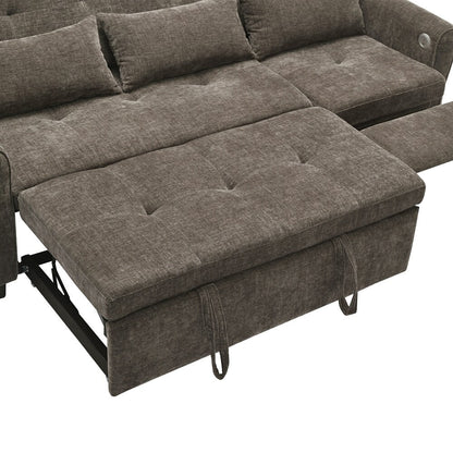2-in-1 Sofa 82 Three-seater Sofa with a Sofa Bed