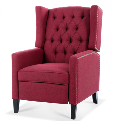 27.16 Wide Fabric Manual Wing Chair Recliner