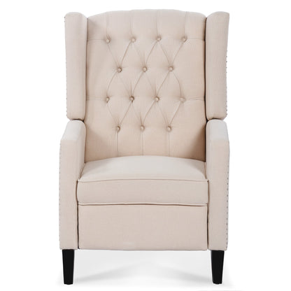 27.16 Wide Fabric Manual Wing Chair Recliner