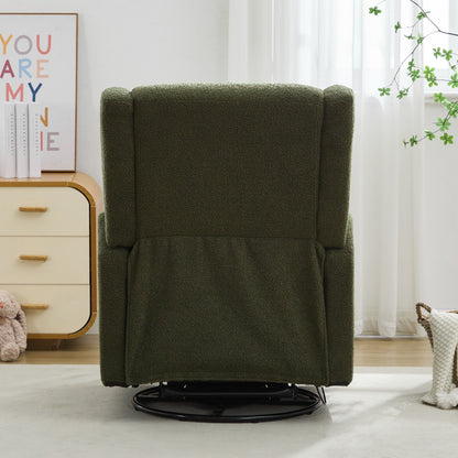 29.5'' Wide Wingback Swivel Rocker Recliner Chair