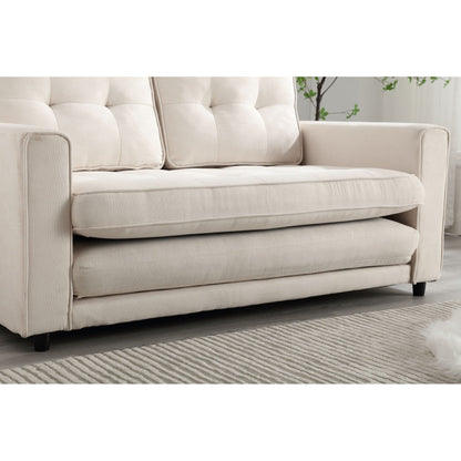 3 Fold Convertible Futon Couch Sleeper Sofa Bed