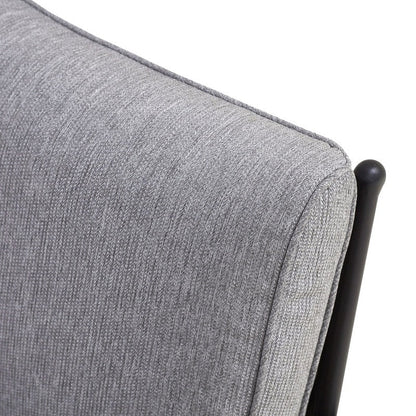 Patio Festival 4-Piece Metal Outdoor Loveseat Conversation Set