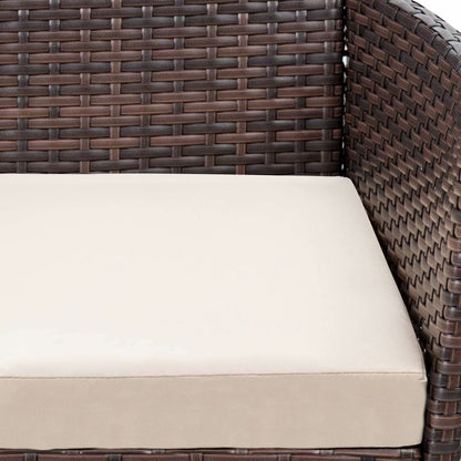 Homall PE Rattan 4-piece Outdoor Patio Set