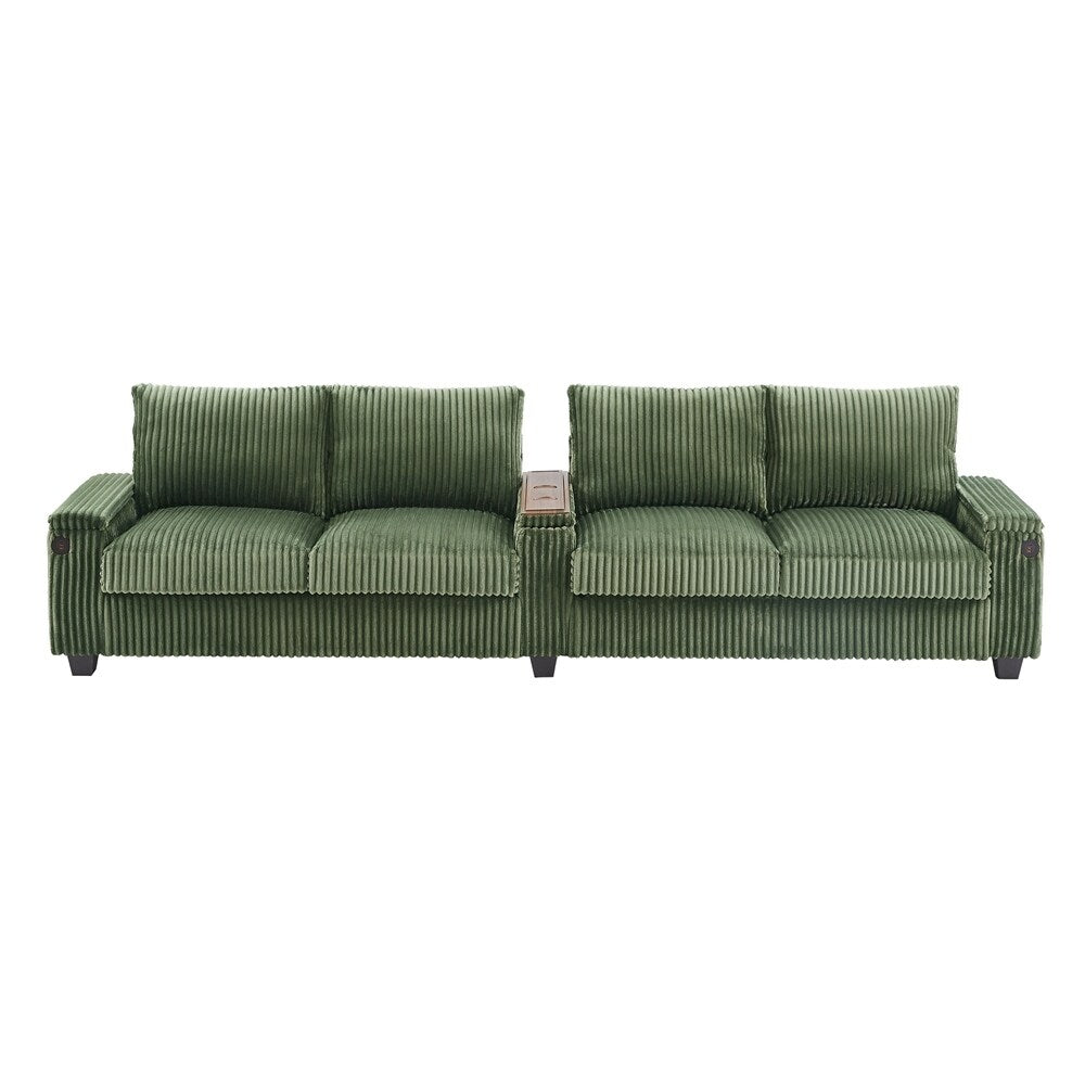 4-seater Corduroy Sofa Couch