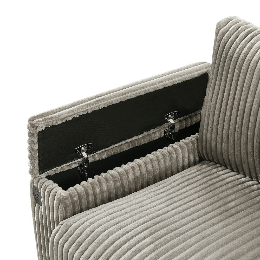 4-seater Corduroy Sofa Couch